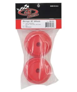 DE Racing 12mm Hex "Borrego" Short Course Wheels w/3mm Offset (Red) (2) (SC5M) -DE Racing Official Shop der scb ar 2