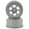 DE Racing Trinidad Short Course Wheels w/3mm Offset (Silver) (2) (SC5M) w/12mm Hex -DE Racing Official Shop der sct aws