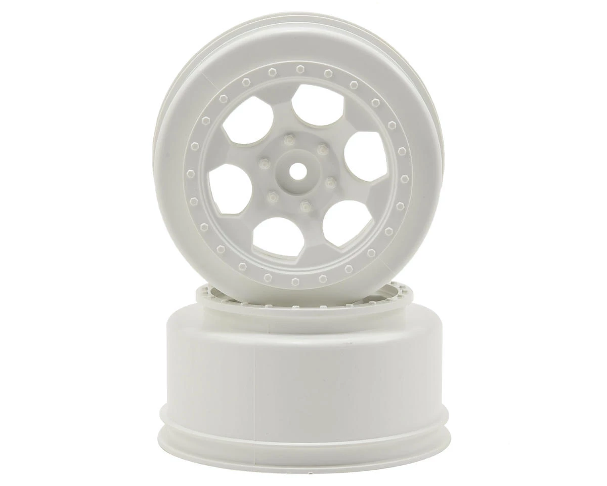 DE Racing Trinidad Short Course Wheels w/3mm Offset (White) (2) (SC5M) w/12mm Hex 3 DE Racing Trinidad Short Course Wheels w/3mm Offset (White) (2) (SC5M) w/12mm Hex