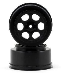 DE Racing 15mm Hex "Trinidad" Short Course Wheels (Black) (2) (DESC210/410)