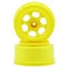 DE Racing 12mm Hex "Trinidad" Short Course Wheels (Yellow) (2) (Slash Front) -DE Racing Official Shop der sct fy