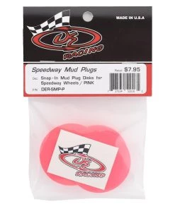 DE Racing Speedway Dirt Oval Mud Plugs (Pink) -DE Racing Official Shop der smp p 1