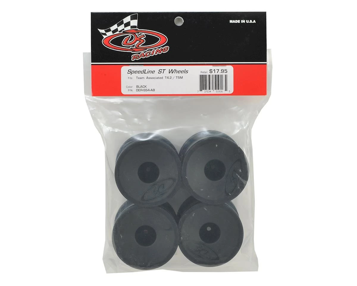 DE Racing 12mm Hex "Speedline" 2.2" 1/10 Stadium Truck Wheel (Black) (4) (T4.2) 5 DE Racing 12mm Hex "Speedline" 2.2" 1/10 Stadium Truck Wheel (Black) (4) (T4.2) - Image 3