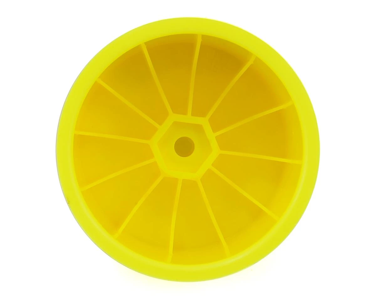 DE Racing 12mm Hex "Speedline" 2.2" 1/10 Stadium Truck Wheel (4) (22T) (Yellow) 4 DE Racing 12mm Hex "Speedline" 2.2" 1/10 Stadium Truck Wheel (4) (22T) (Yellow) - Image 2
