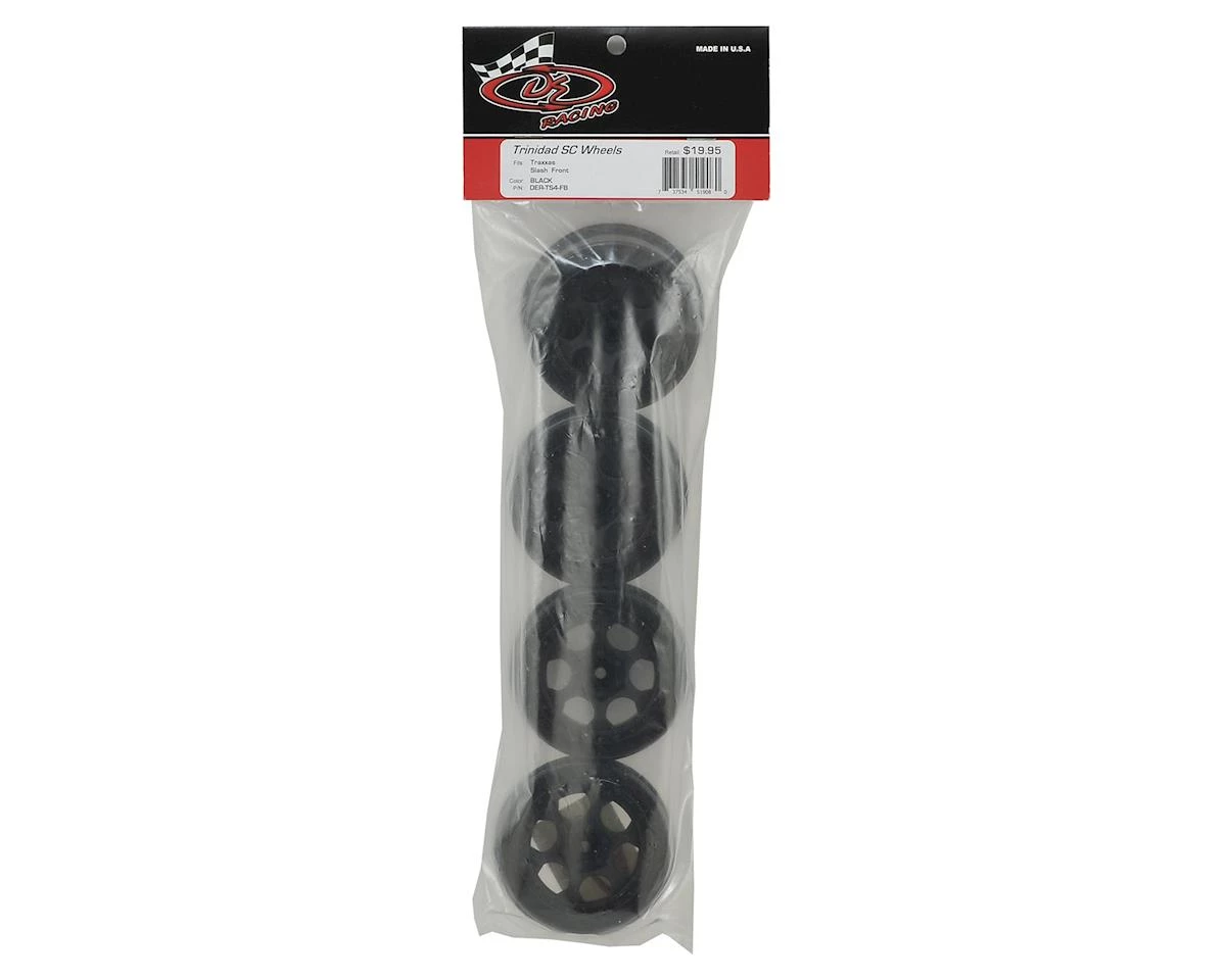 DE Racing 12mm Hex "Trinidad" Short Course Wheels (Black) (4) (Slash Front) 5 DE Racing 12mm Hex "Trinidad" Short Course Wheels (Black) (4) (Slash Front) - Image 3