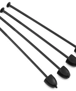 DE Racing Zip Stix Tire Organizers (Black) (4)