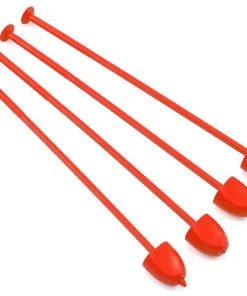 DE Racing Zip Stix Tire Organizers (Red) (4)