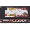 Muchmore Impact 2S LCG Shorty LiPo Battery Pack w/4mm Bullets (7.4V/4400mAh) -DE Racing Official Shop mmr stlcgmp4400