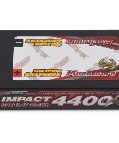 Muchmore Impact 2S LCG Shorty LiPo Battery Pack w/4mm Bullets (7.4V/4400mAh)