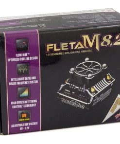 Muchmore FLETA M8.2 180A 1/8 Brushless Sensored ESC (Black) 9 Muchmore FLETA M8.2 180A 1/8 Brushless Sensored ESC (Black) -DE Racing Official Shop mmrme flm82 3