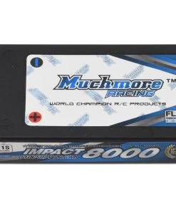 Muchmore Impact FD2 1S 1/12 LiPo Battery Pack 110C w/4mm Bullets (3.7V/8000mAh)