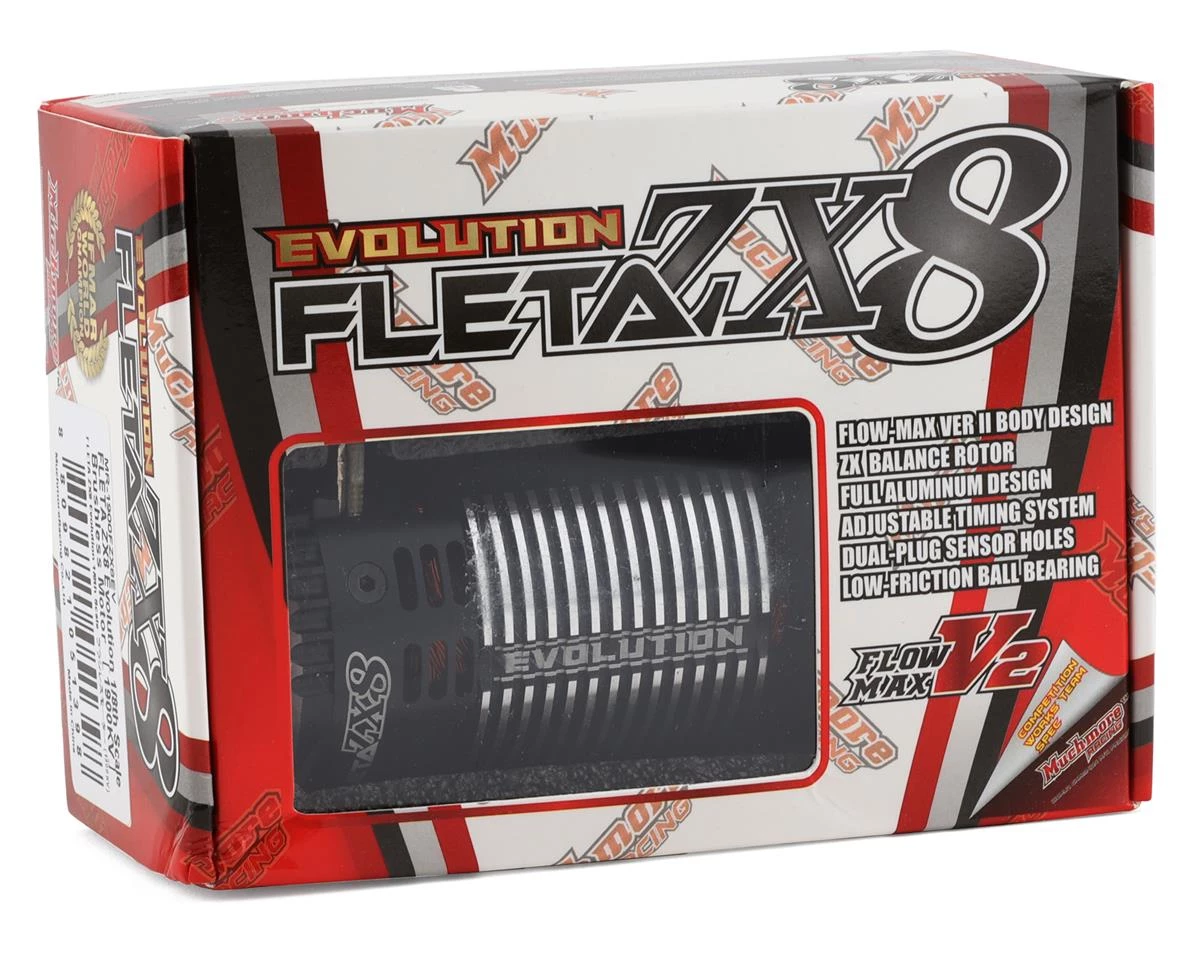 Muchmore FLETA ZX8 Competition 1/8th Scale Brushless Motor (1900kV) 6 Muchmore FLETA ZX8 Competition 1/8th Scale Brushless Motor (1900kV) - Image 4