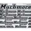 Muchmore Decal Sheet (Black) -DE Racing Official Shop mmrmr d18